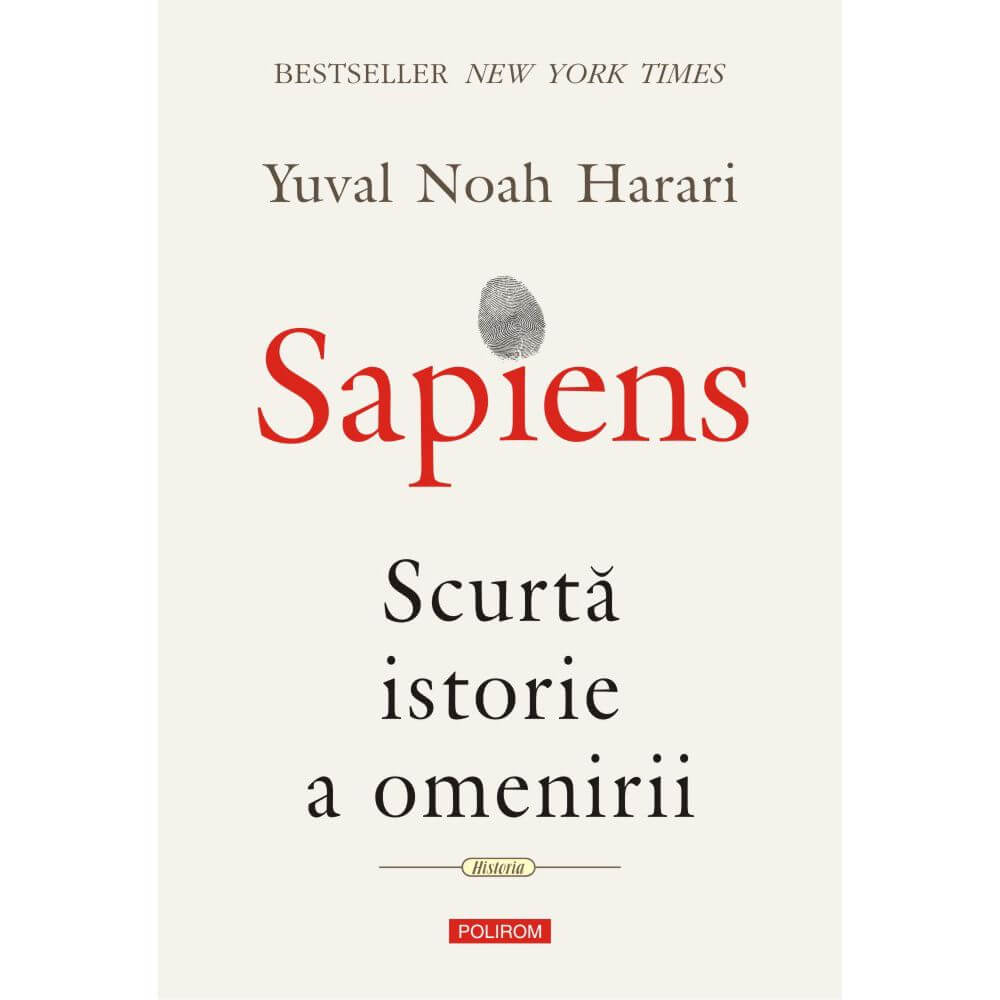 Sapiens scurta istorie a omenirii Copertă carte